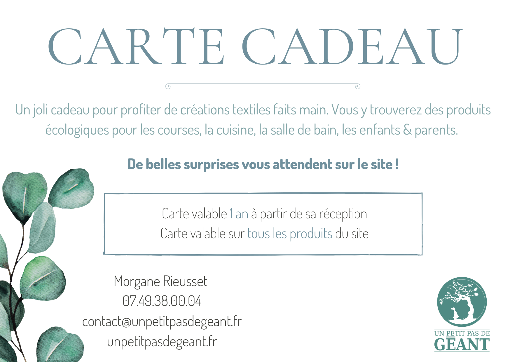 Carte cadeau